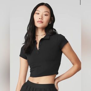 Cropped polo tennis / golf tee